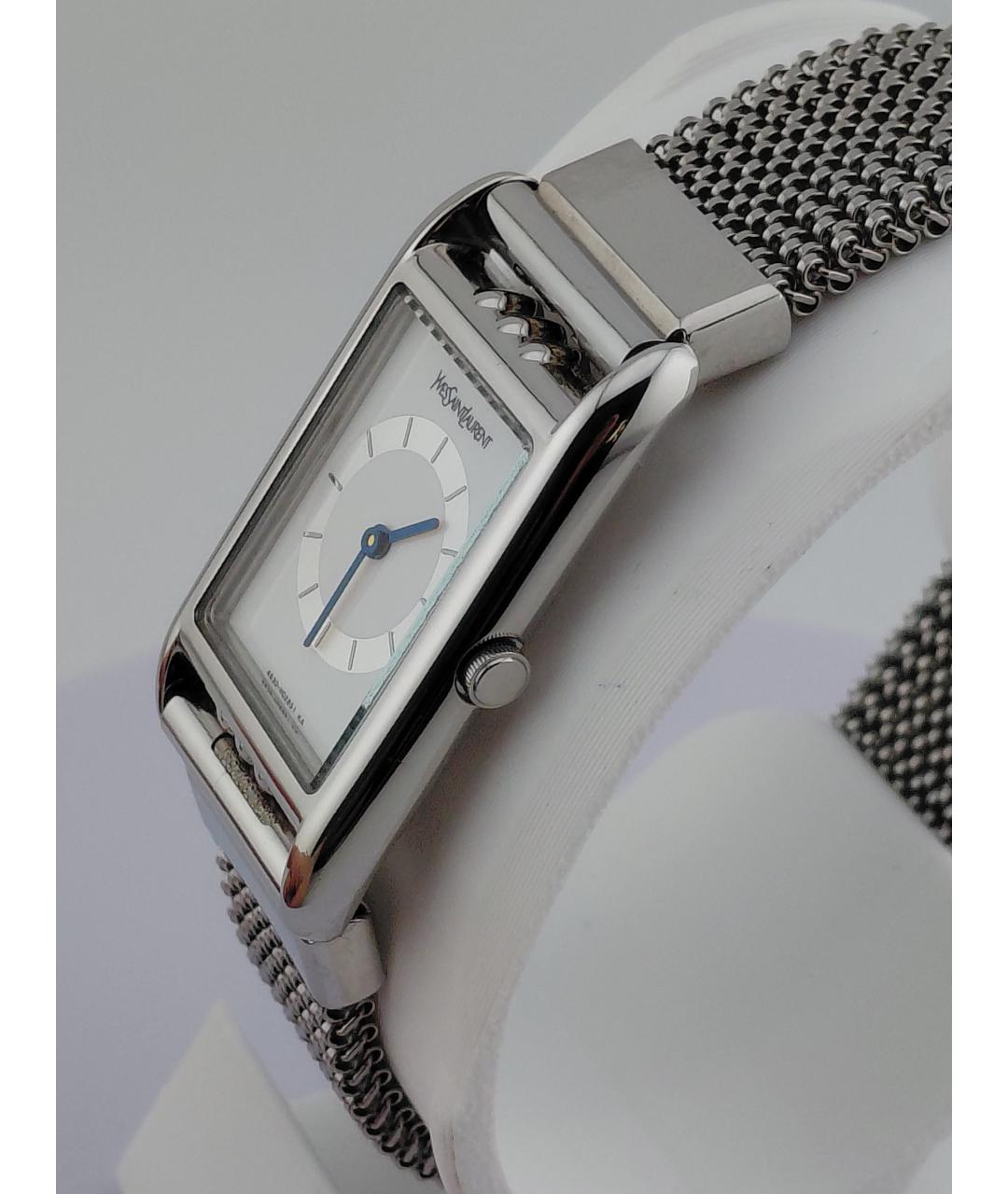 SAINT LAURENT Серебряные стальные часы, фото 3