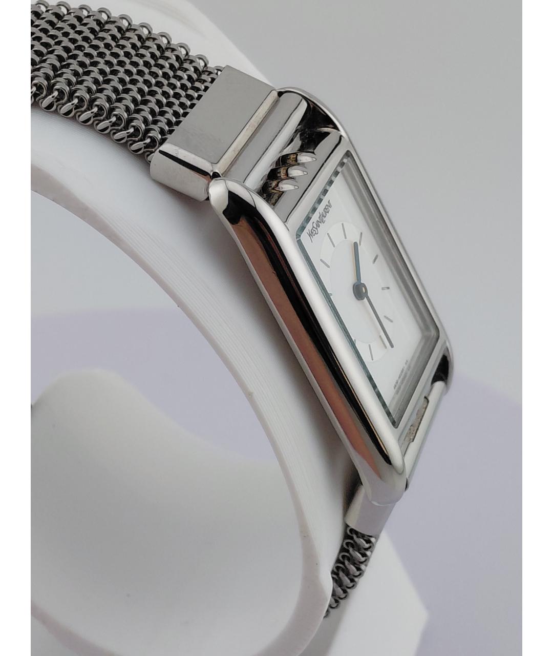 SAINT LAURENT Серебряные стальные часы, фото 2