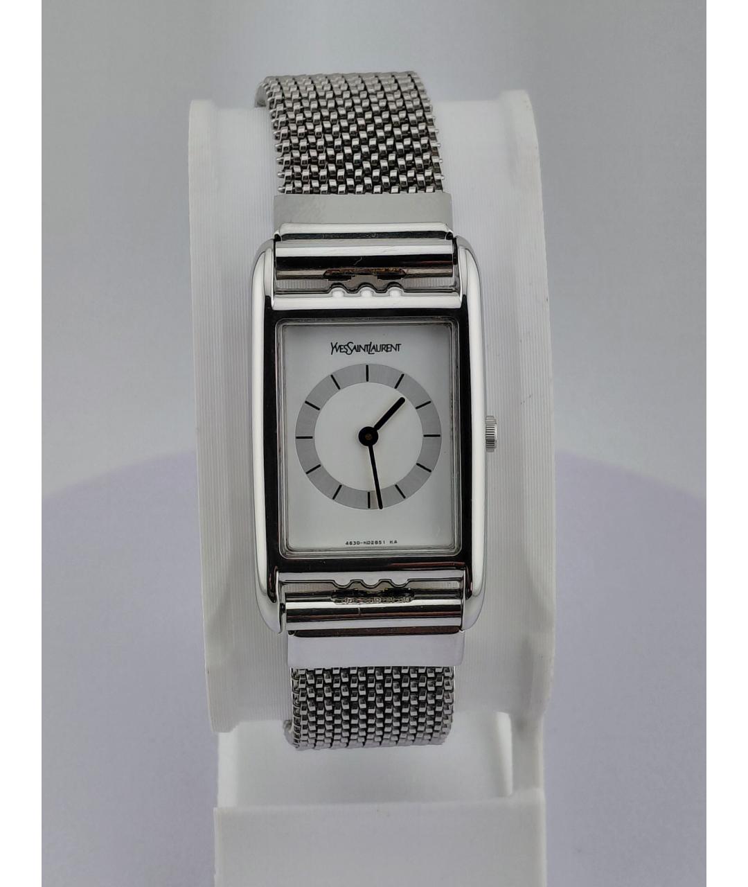 SAINT LAURENT Серебряные стальные часы, фото 10