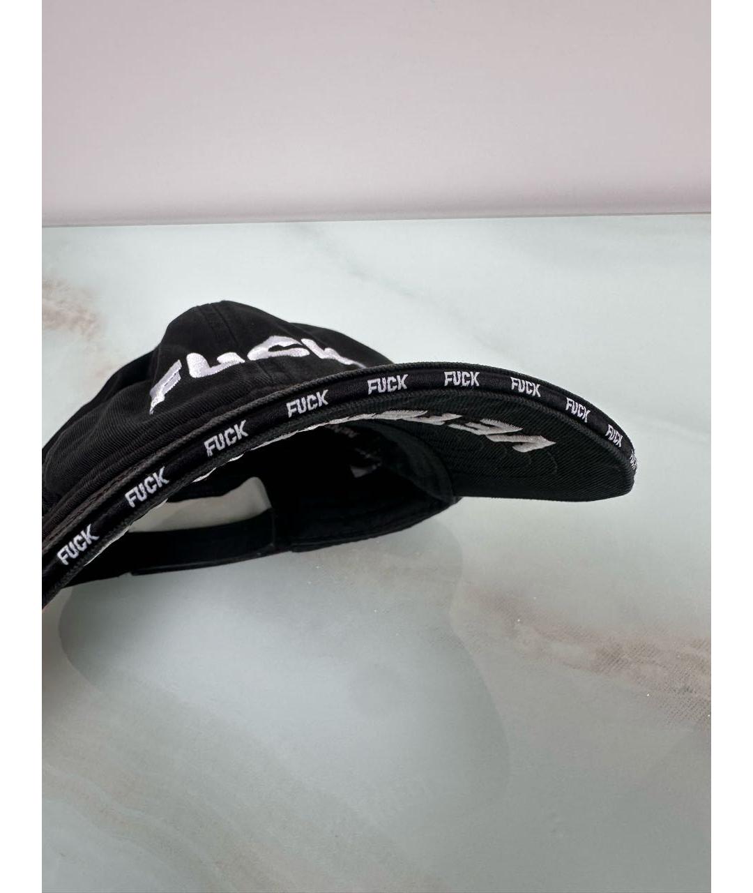 VETEMENTS Черная хлопковая кепка/бейсболка, фото 5