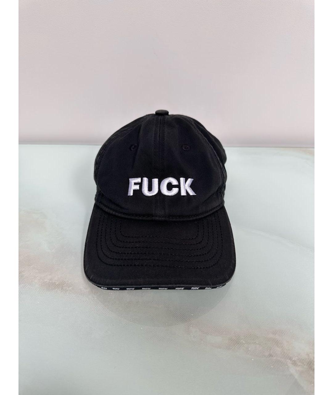 VETEMENTS Черная хлопковая кепка/бейсболка, фото 8