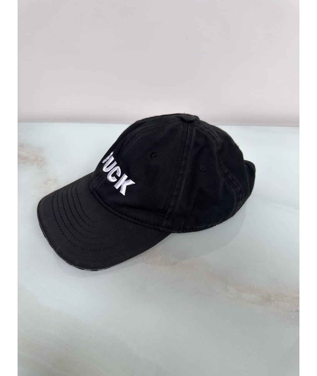 VETEMENTS Черная хлопковая кепка/бейсболка, фото 3