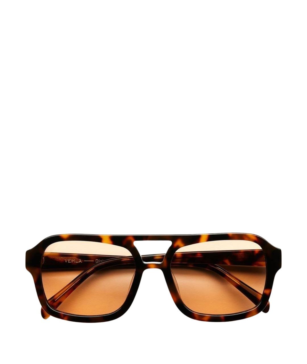 Vehla Коричневые пластиковые солнцезащитные очки, фото 1