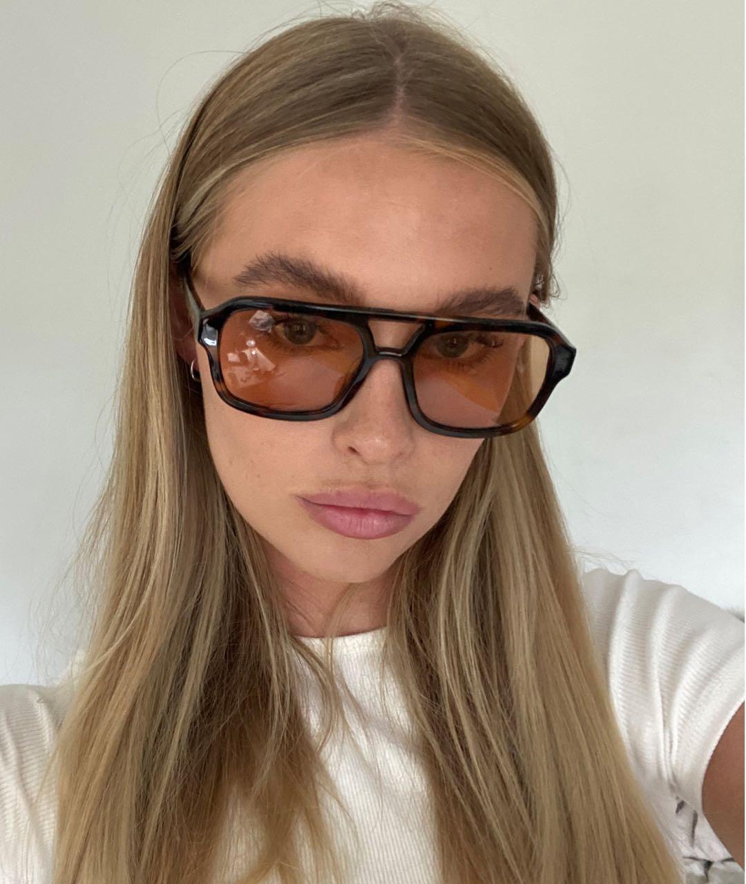 Vehla Коричневые пластиковые солнцезащитные очки, фото 8