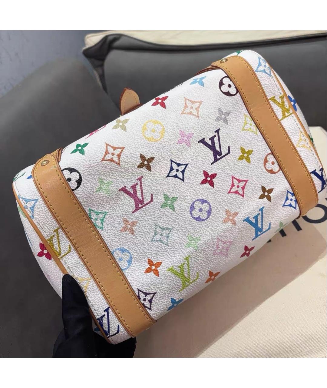 LOUIS VUITTON Белая сумка с короткими ручками, фото 8