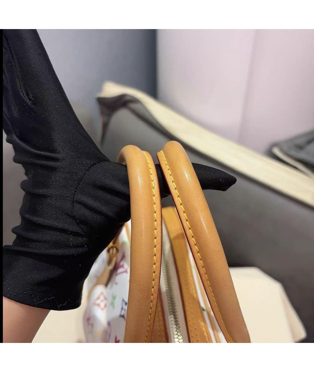 LOUIS VUITTON Белая сумка с короткими ручками, фото 4