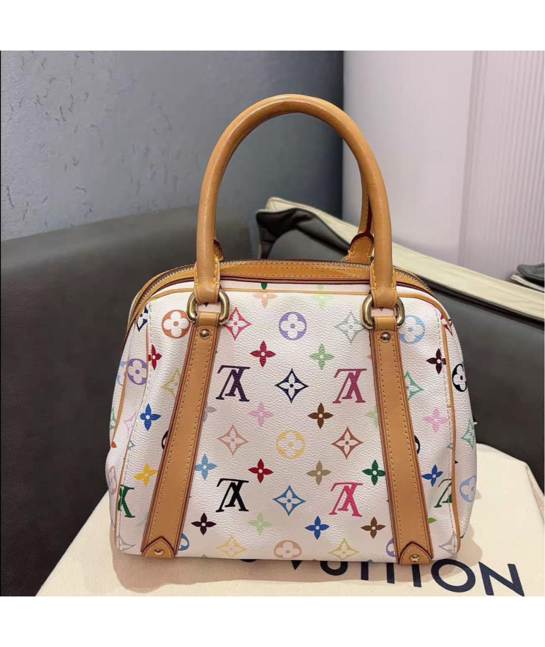 LOUIS VUITTON Белая сумка с короткими ручками, фото 2
