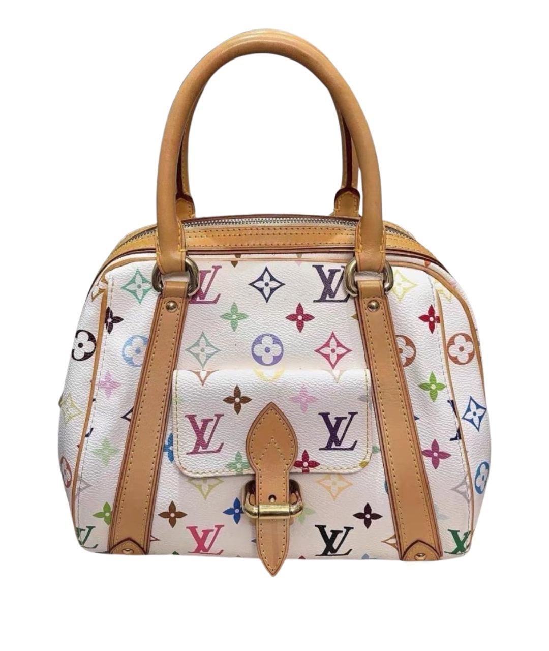LOUIS VUITTON Белая сумка с короткими ручками, фото 1