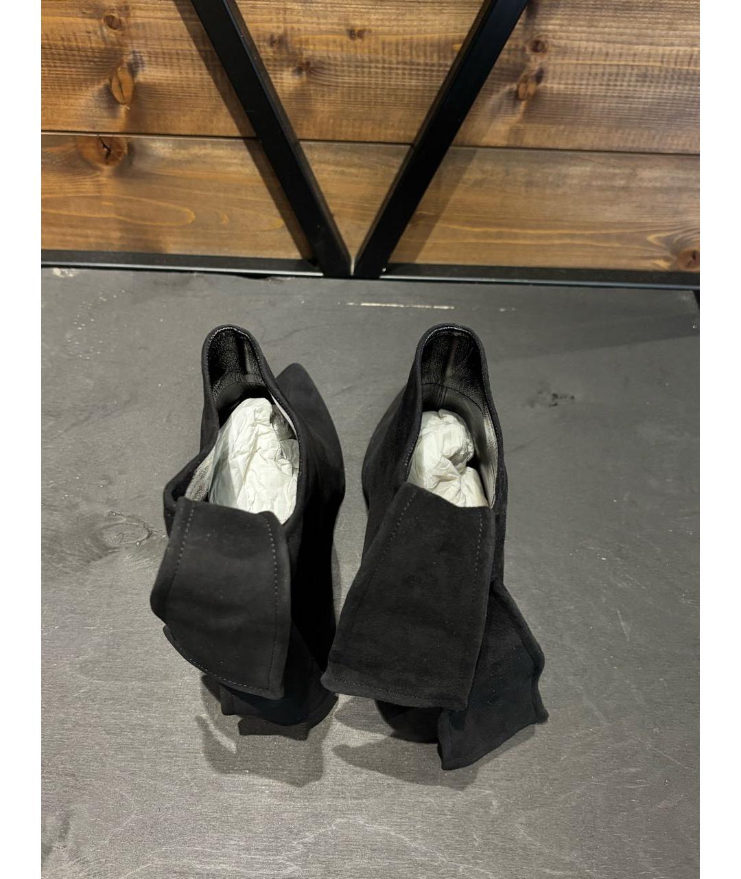 CHRISTIAN DIOR Черные замшевые ботильоны, фото 4