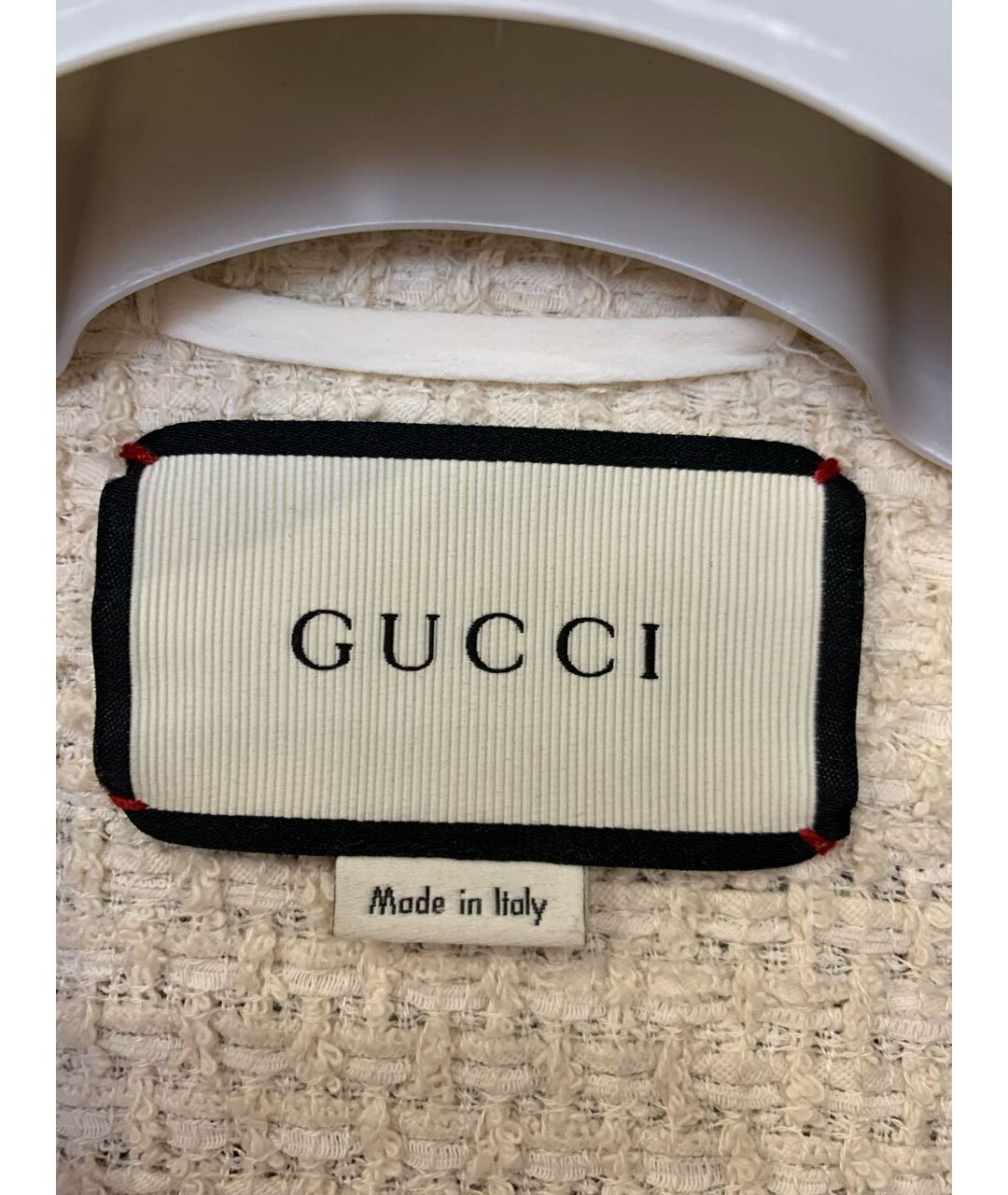 GUCCI Белый хлопковый кардиган, фото 3