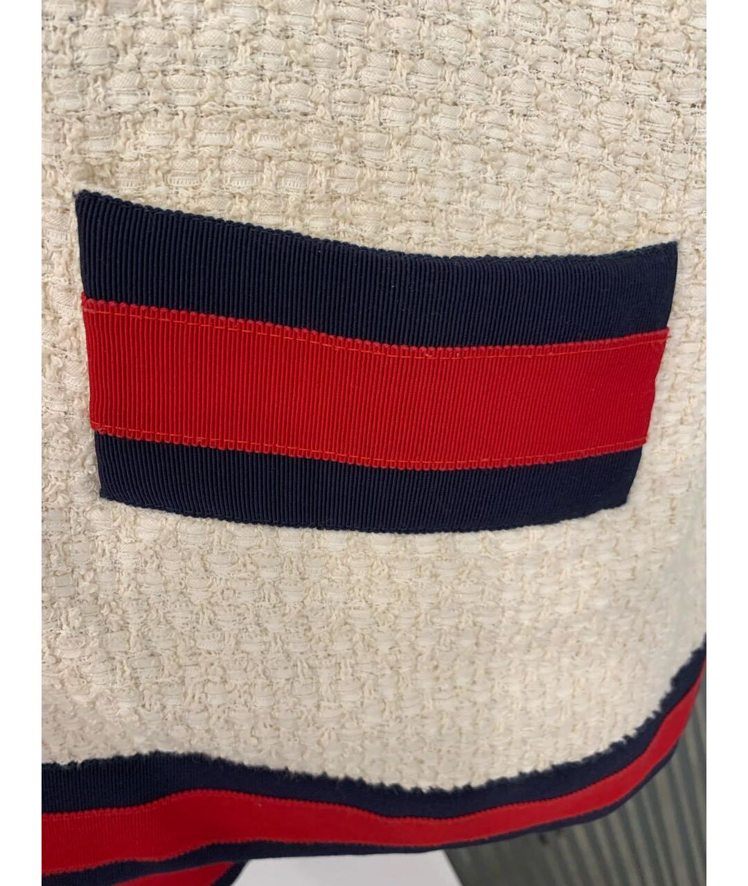 GUCCI Белый хлопковый кардиган, фото 7
