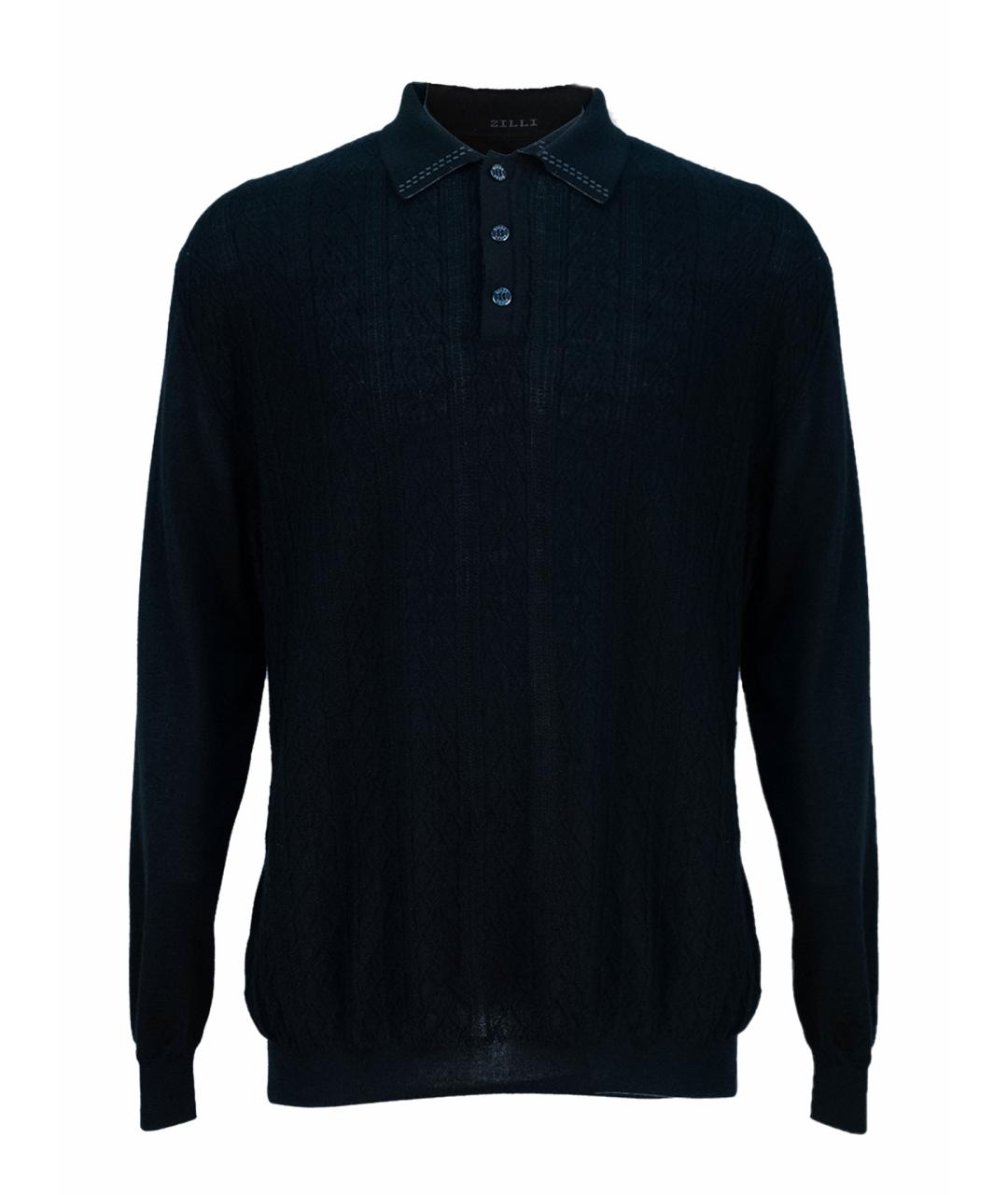 ZILLI Черный кашемировый джемпер / свитер, фото 1