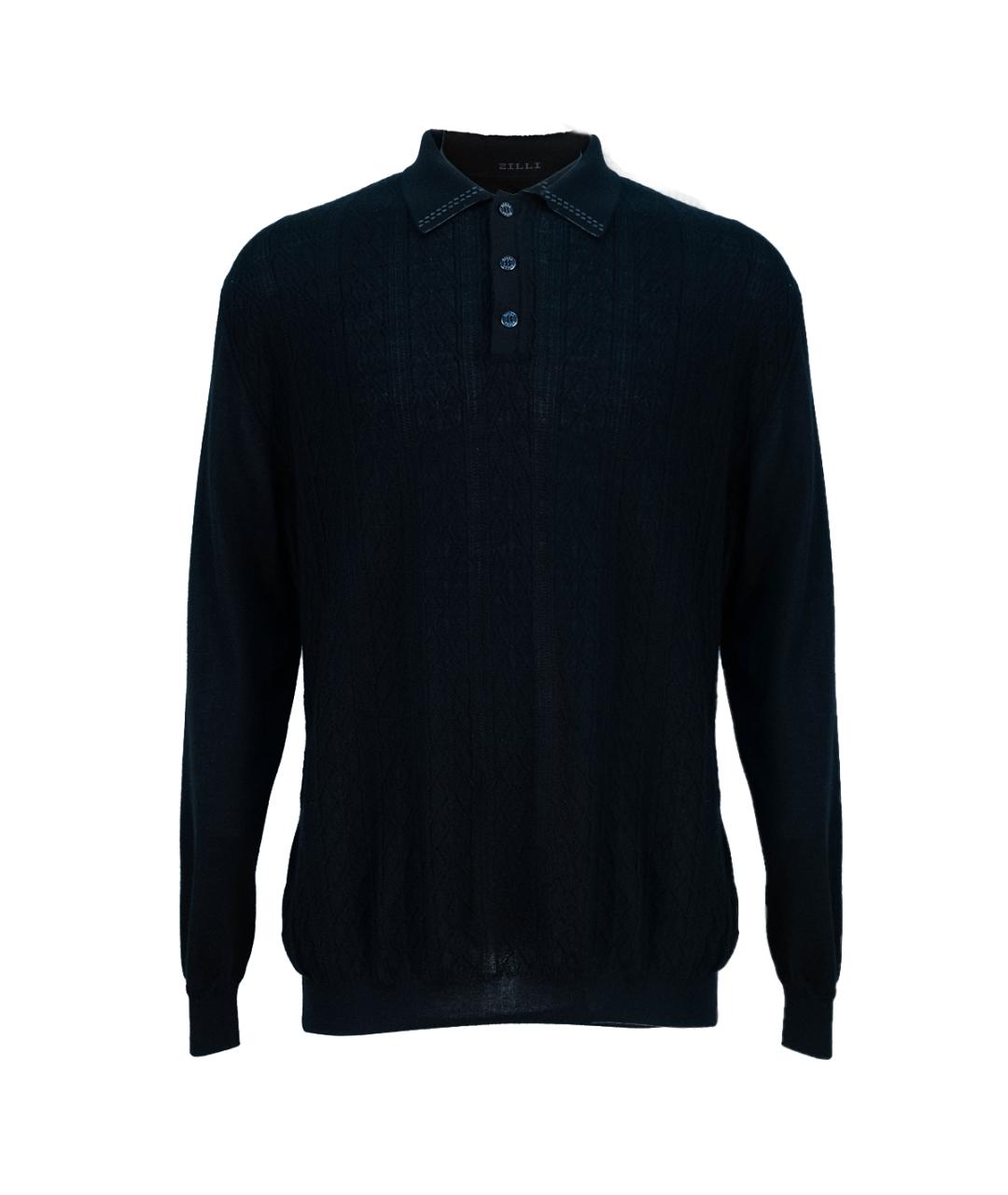 ZILLI Черный кашемировый джемпер / свитер, фото 6