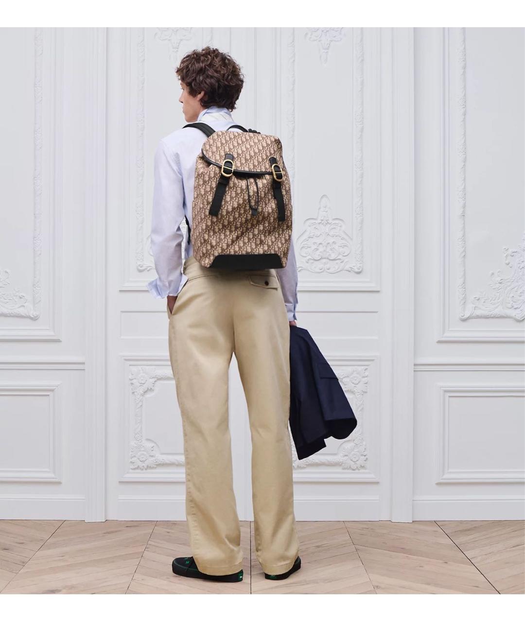 CHRISTIAN DIOR Коричневый рюкзак, фото 3