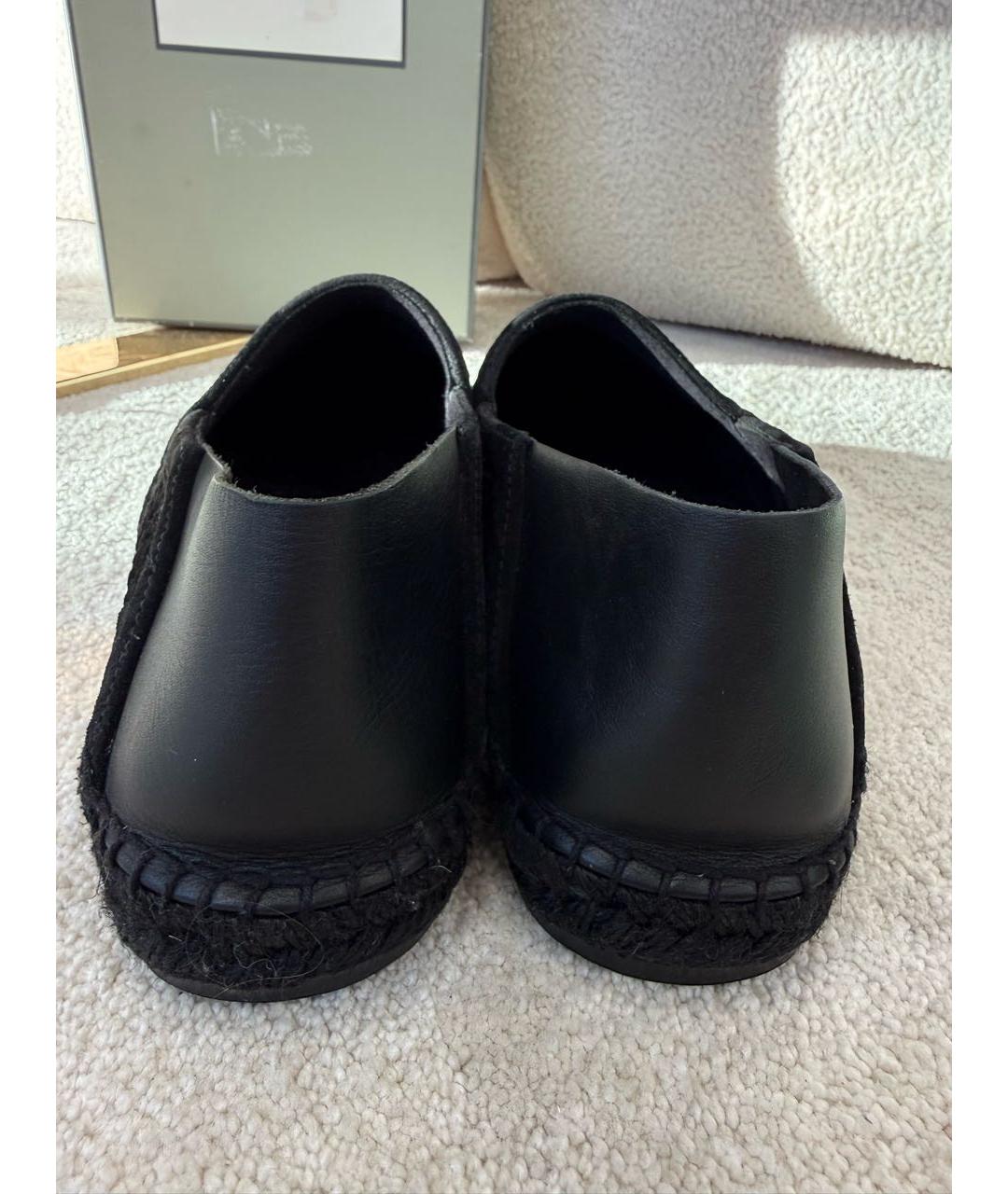 TOM FORD Черные замшевые эспадрильи, фото 4