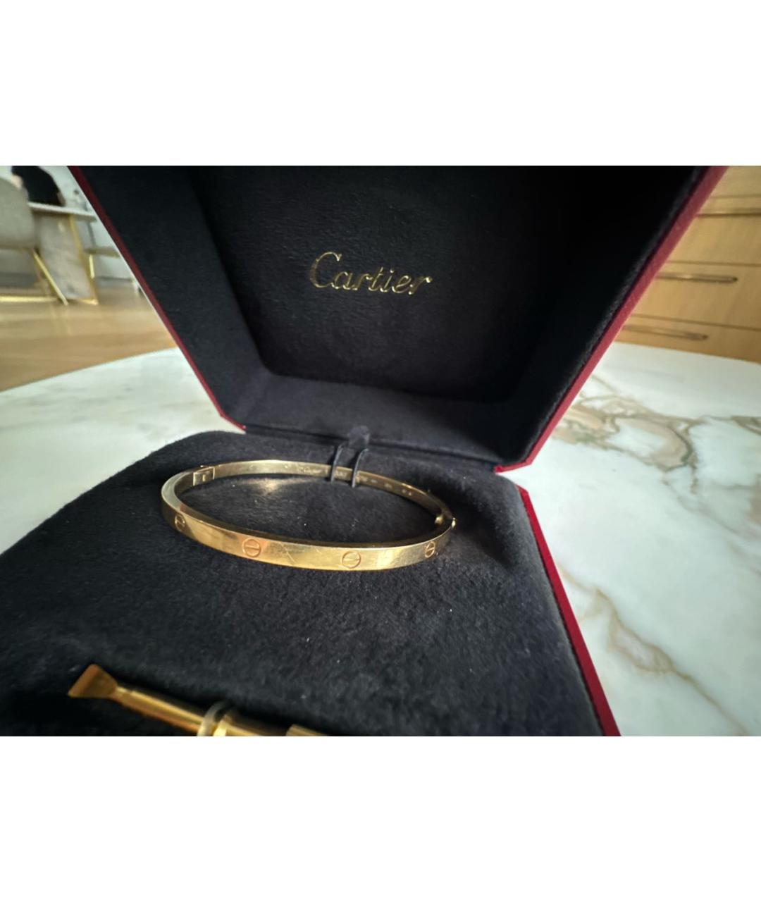 CARTIER Золотой браслет из желтого золота, фото 3