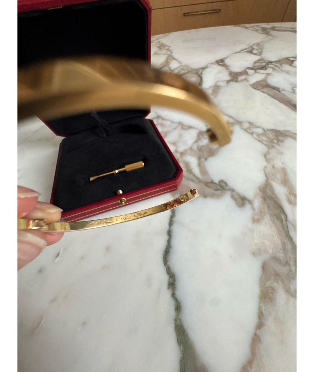 CARTIER Золотой браслет из желтого золота, фото 6