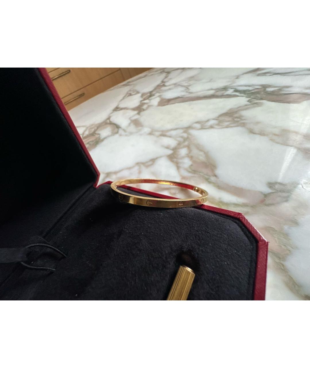 CARTIER Золотой браслет из желтого золота, фото 4