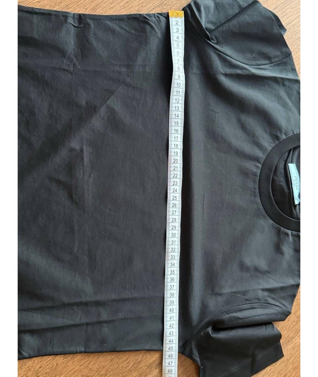 PRADA Черная футболка, фото 4