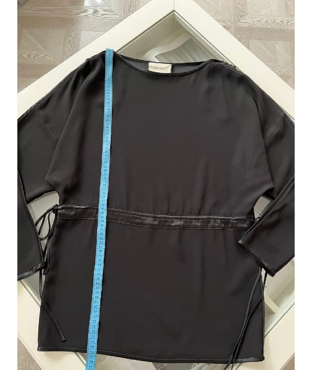 GUCCI Черное вискозное платье, фото 6