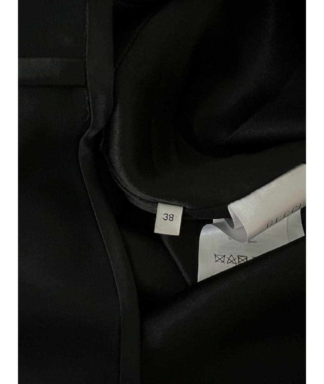 GUCCI Черное вискозное платье, фото 9