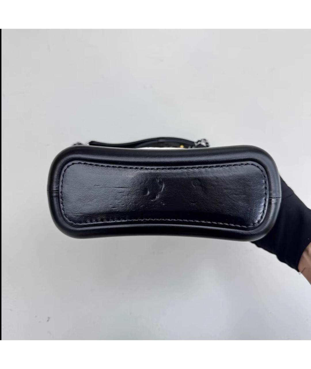 CHANEL Белая кожаная сумка через плечо, фото 3