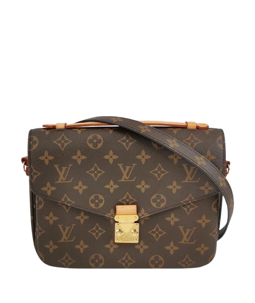 LOUIS VUITTON Коричневая сумка через плечо, фото 1