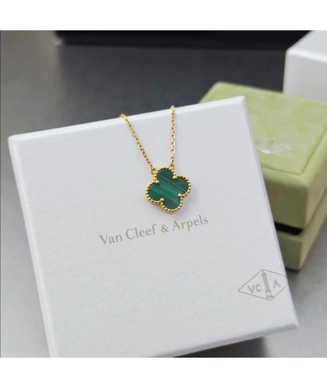 VAN CLEEF & ARPELS Зеленая подвеска, фото 5