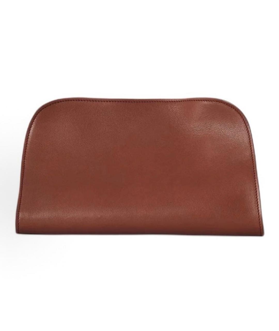 THE ROW Коричневая кожаная сумка через плечо, фото 2