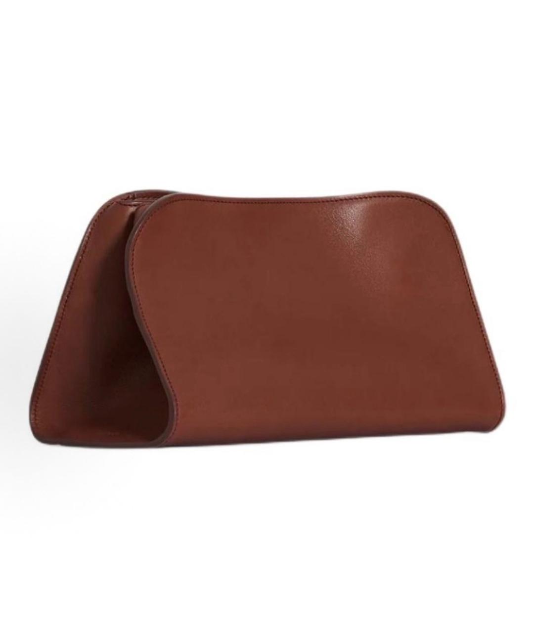 THE ROW Коричневая кожаная сумка через плечо, фото 3