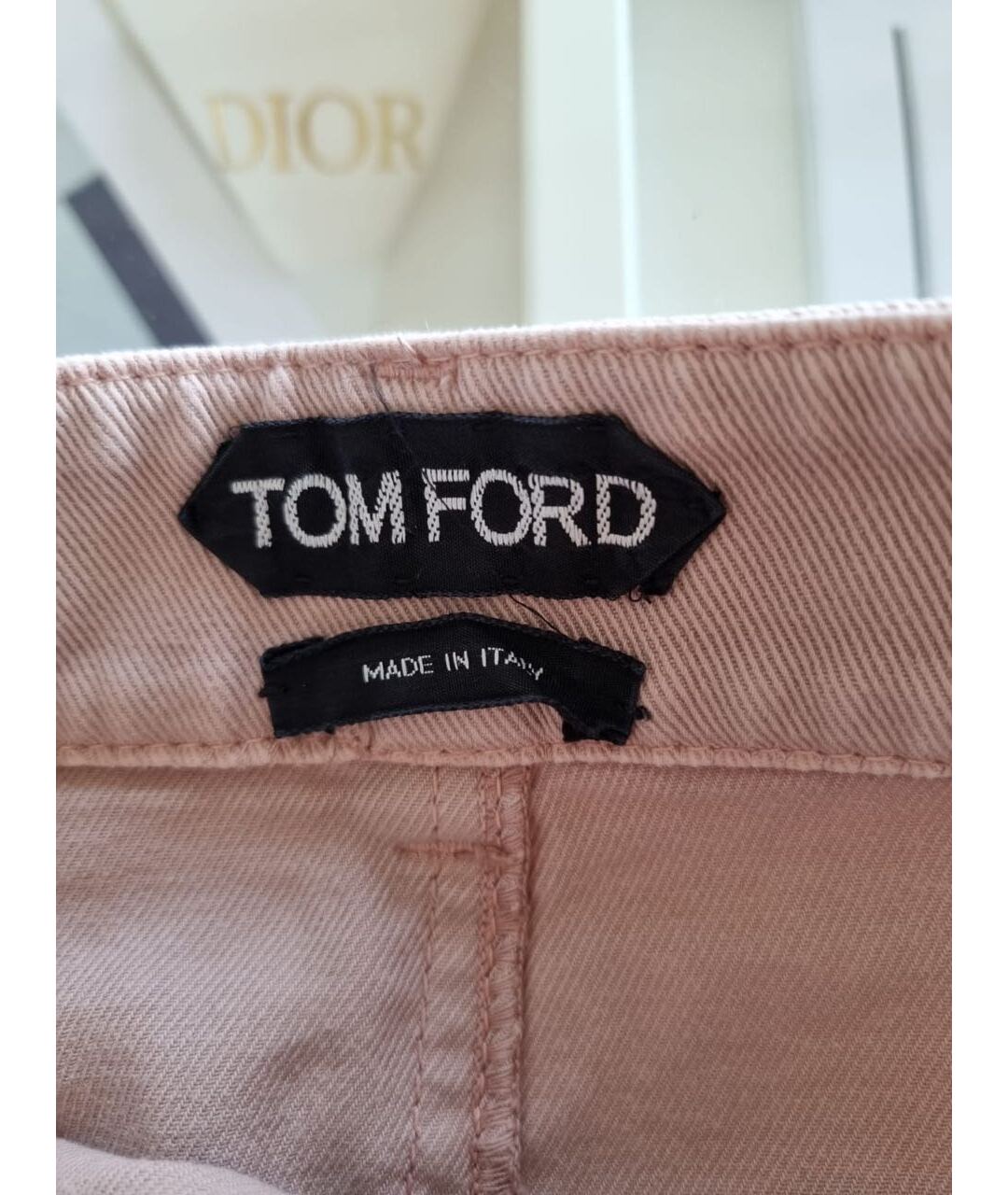 TOM FORD Розовая юбка мини, фото 3