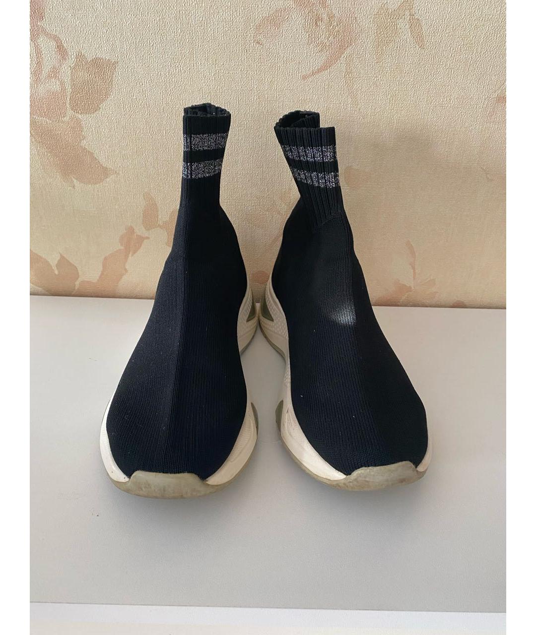 LIU JO Черные текстильные кроссовки, фото 3