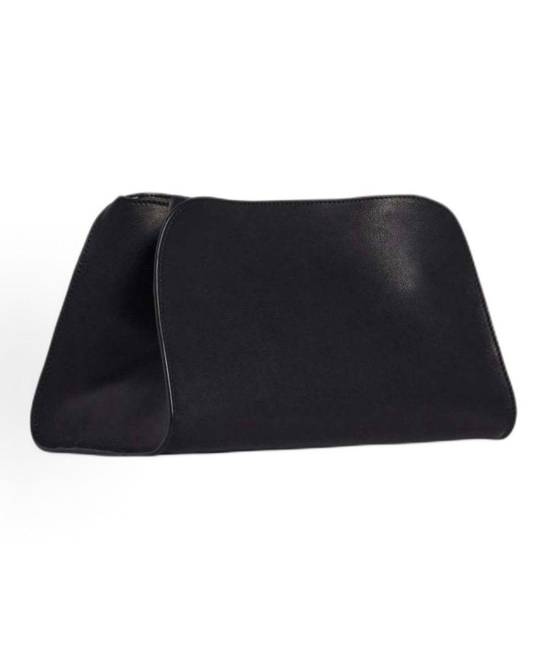 THE ROW Черная кожаная сумка через плечо, фото 2