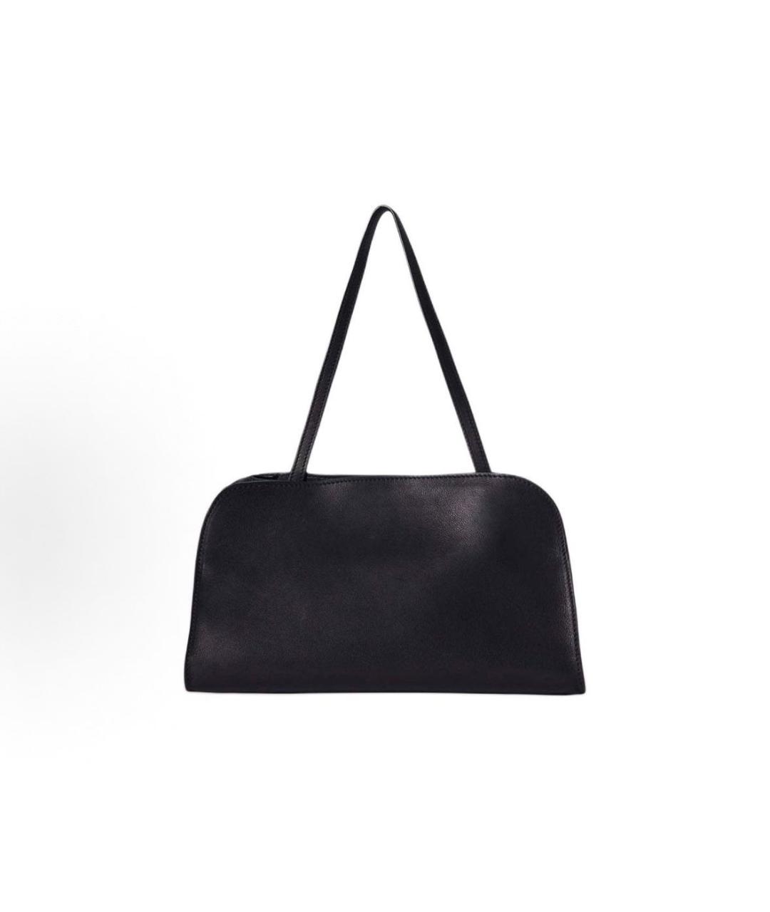 THE ROW Черная кожаная сумка через плечо, фото 5