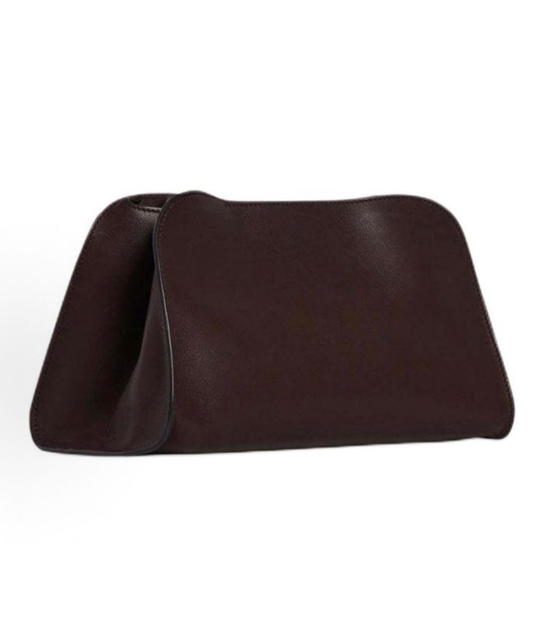 THE ROW Бордовая кожаная сумка через плечо, фото 3