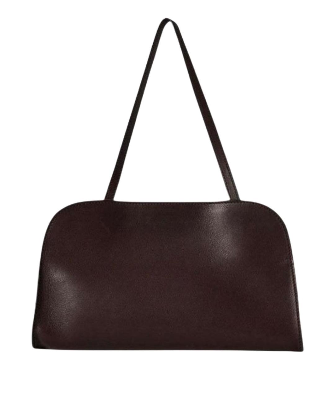 THE ROW Бордовая кожаная сумка через плечо, фото 1