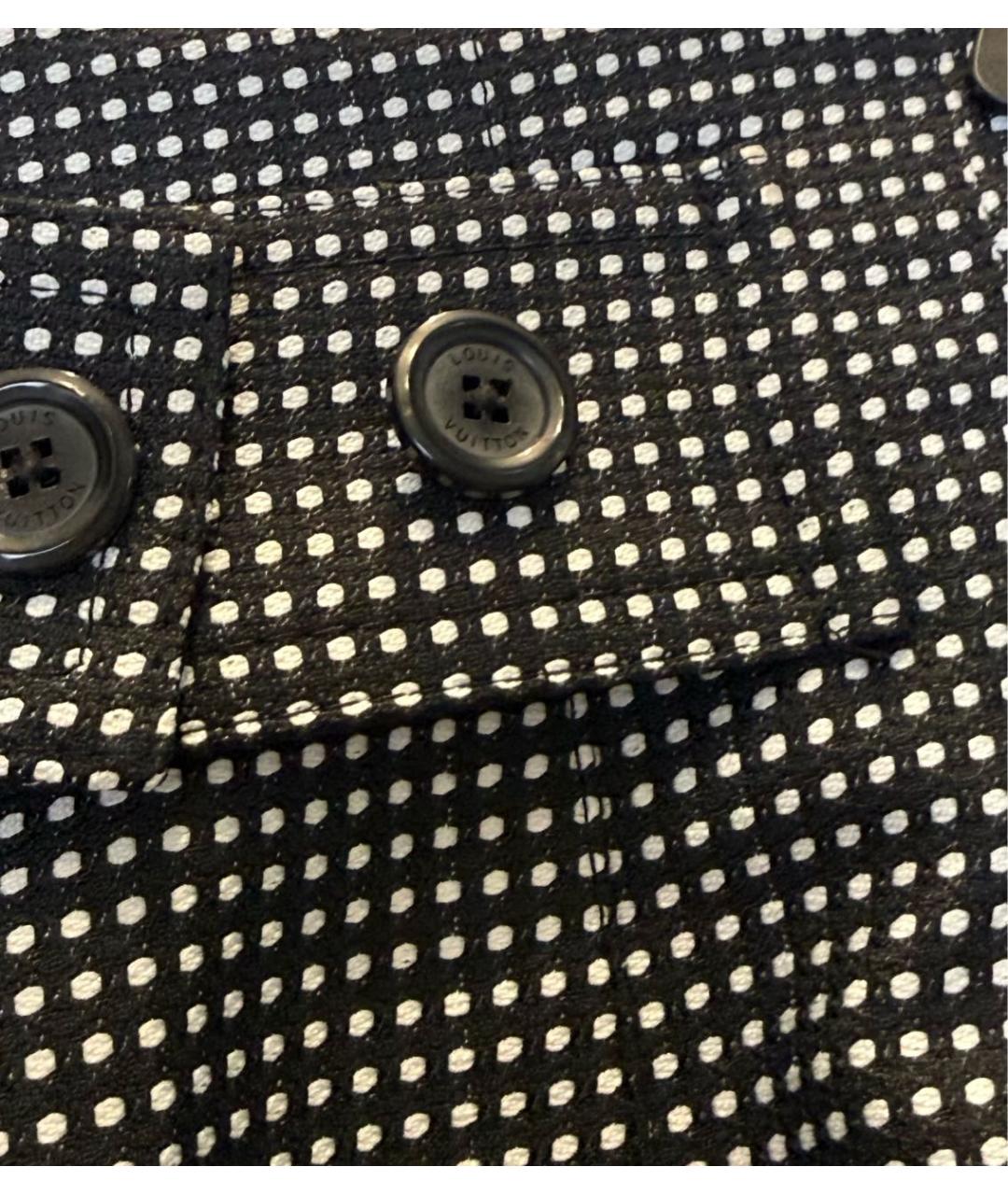 LOUIS VUITTON Серые шерстяные прямые брюки, фото 7