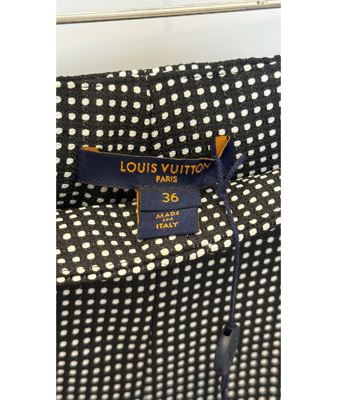 LOUIS VUITTON Серые шерстяные прямые брюки, фото 3