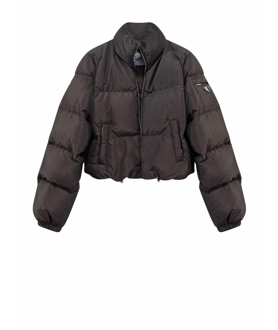 PRADA Черный пуховик, фото 1