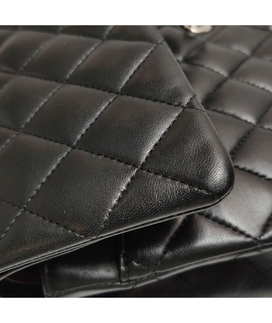 CHANEL Черная кожаная сумка через плечо, фото 4