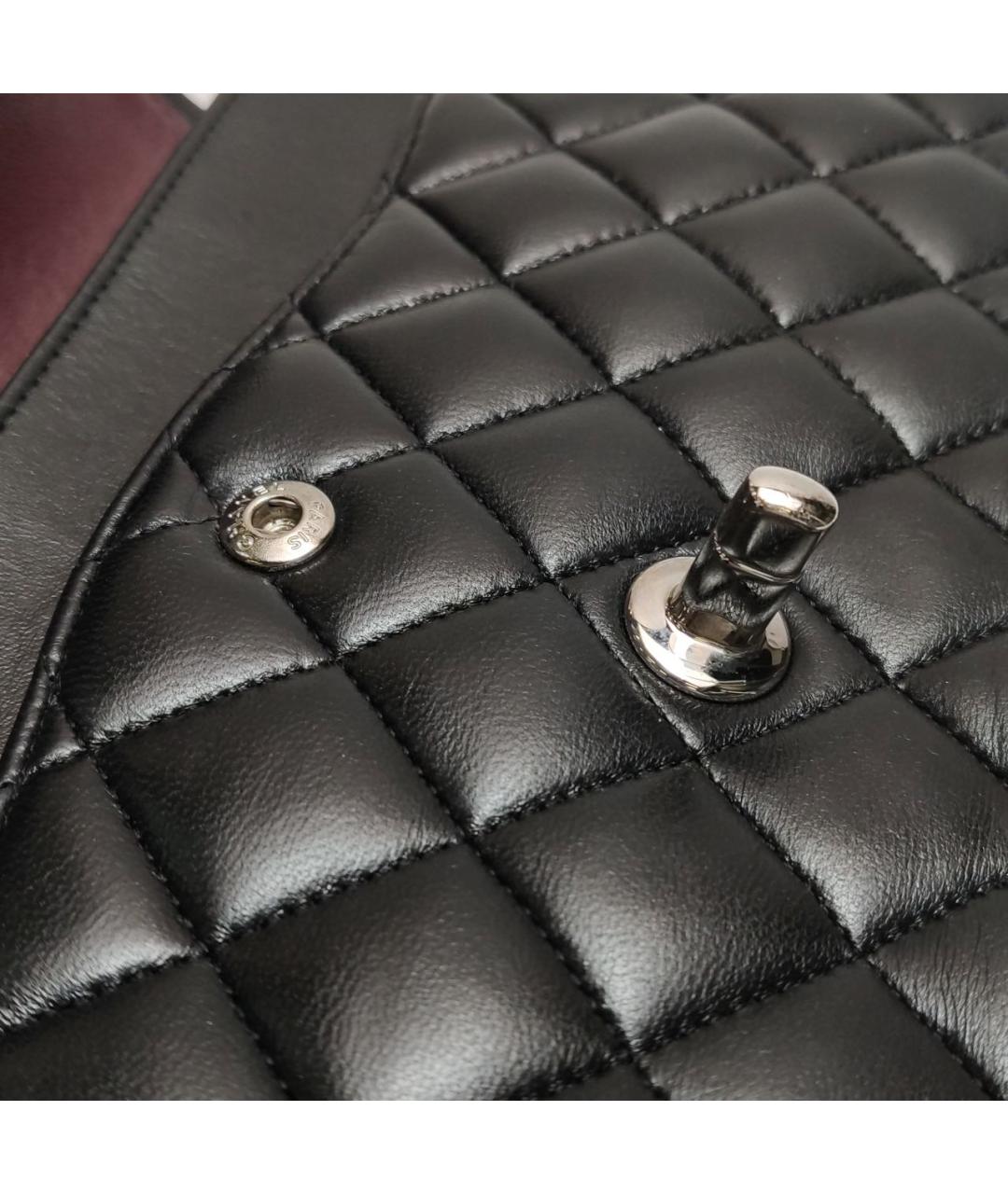 CHANEL Черная кожаная сумка через плечо, фото 6