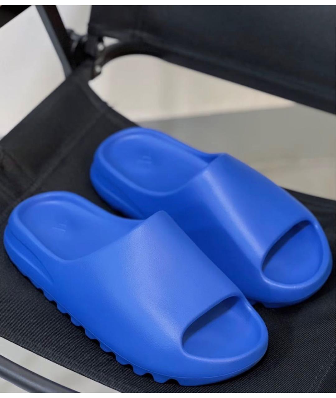 ADIDAS YEEZY Синие резиновые шлепанцы, фото 2