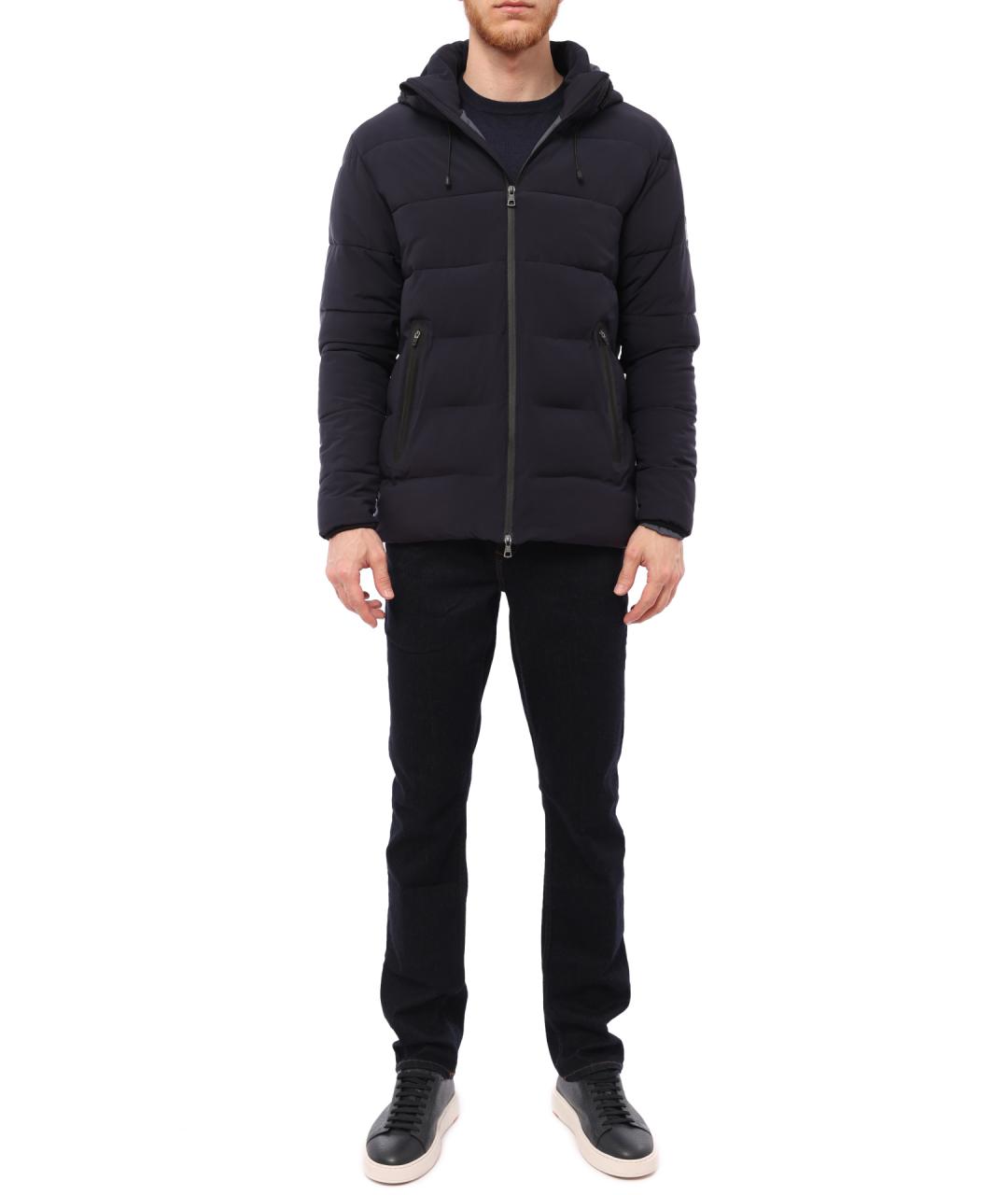 EA7 Синий пуховик, фото 2