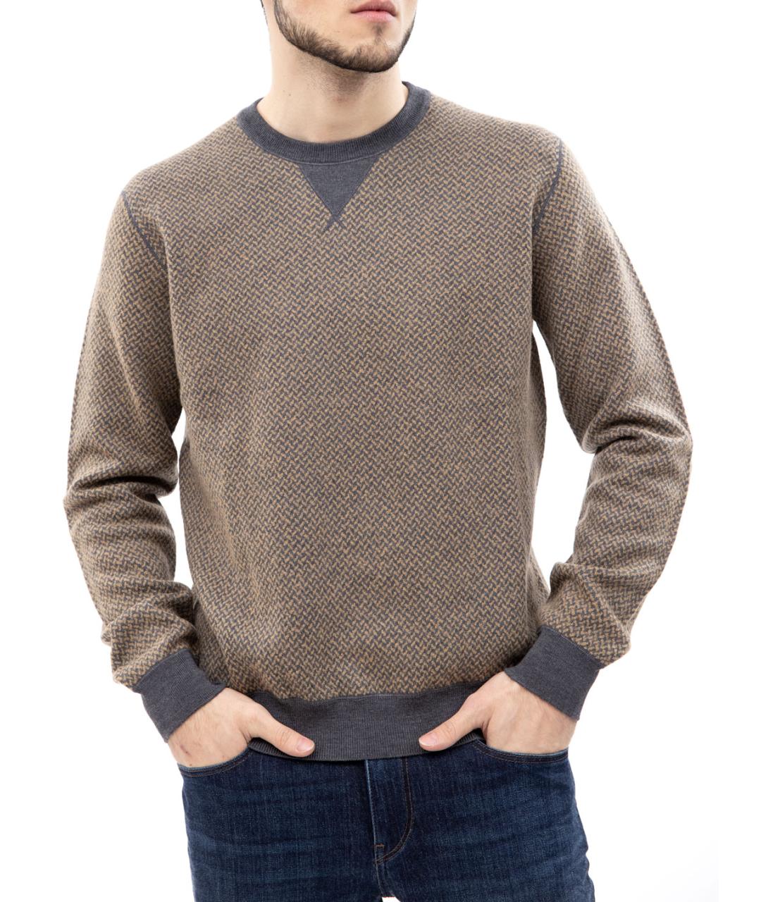 ZZEGNA Серый джемпер / свитер, фото 1