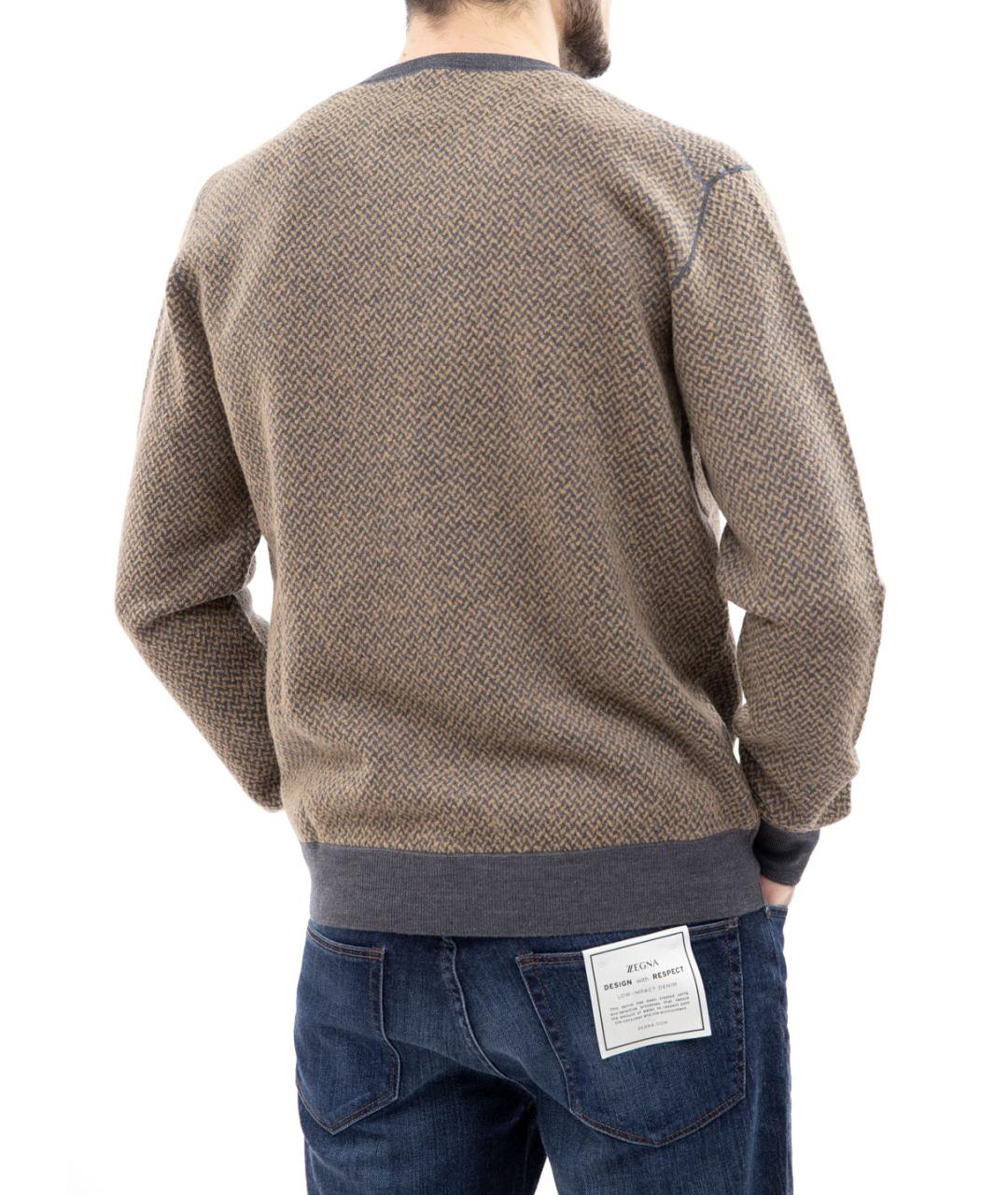 ZZEGNA Серый джемпер / свитер, фото 2