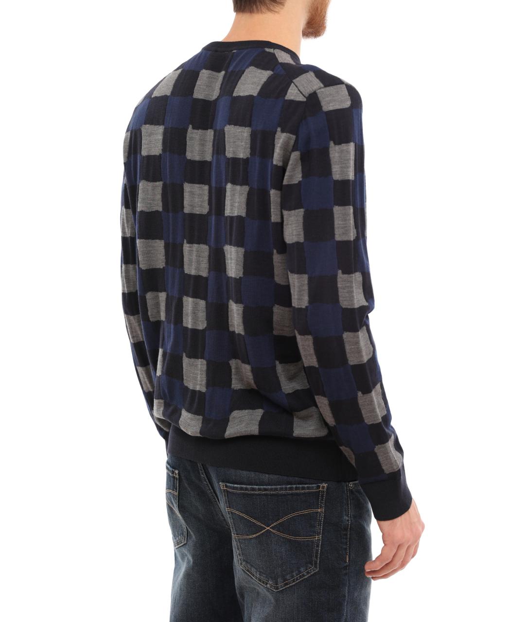 ZZEGNA Синий джемпер / свитер, фото 3