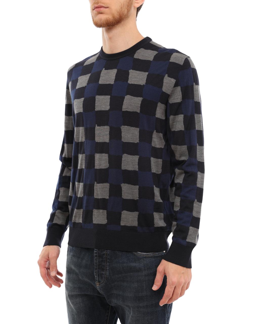 ZZEGNA Синий джемпер / свитер, фото 4