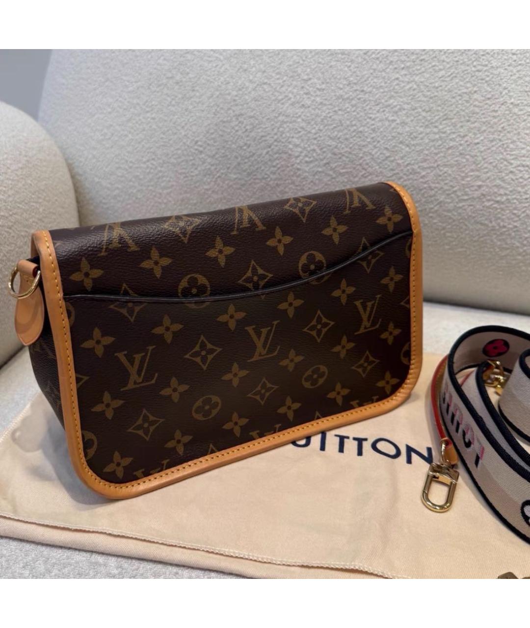 LOUIS VUITTON Коричневая сумка через плечо, фото 5