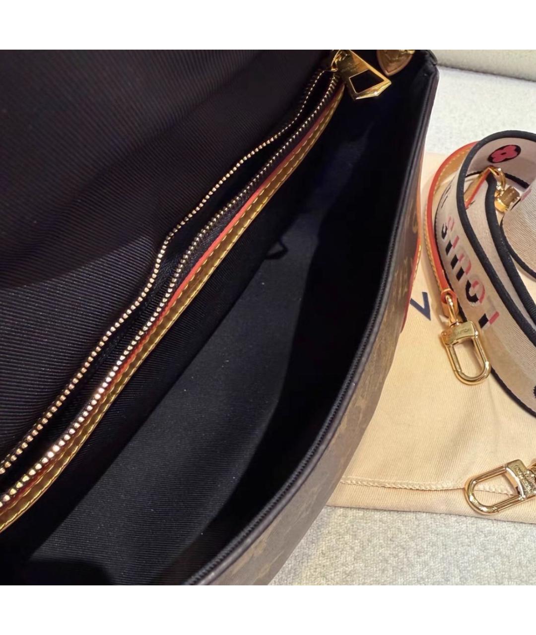 LOUIS VUITTON Коричневая сумка через плечо, фото 7