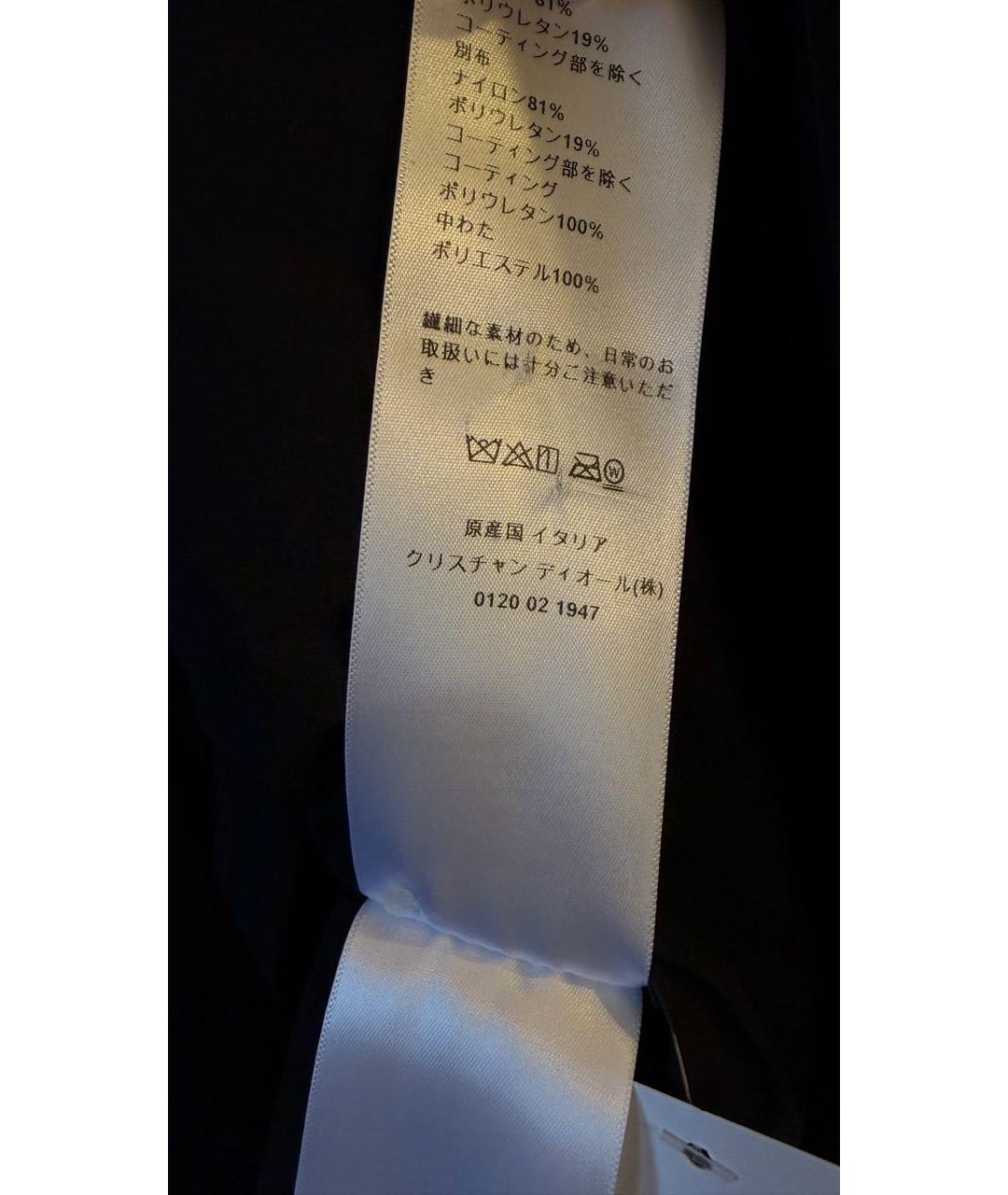 CHRISTIAN DIOR Черный полиэстеровый пуховик, фото 5